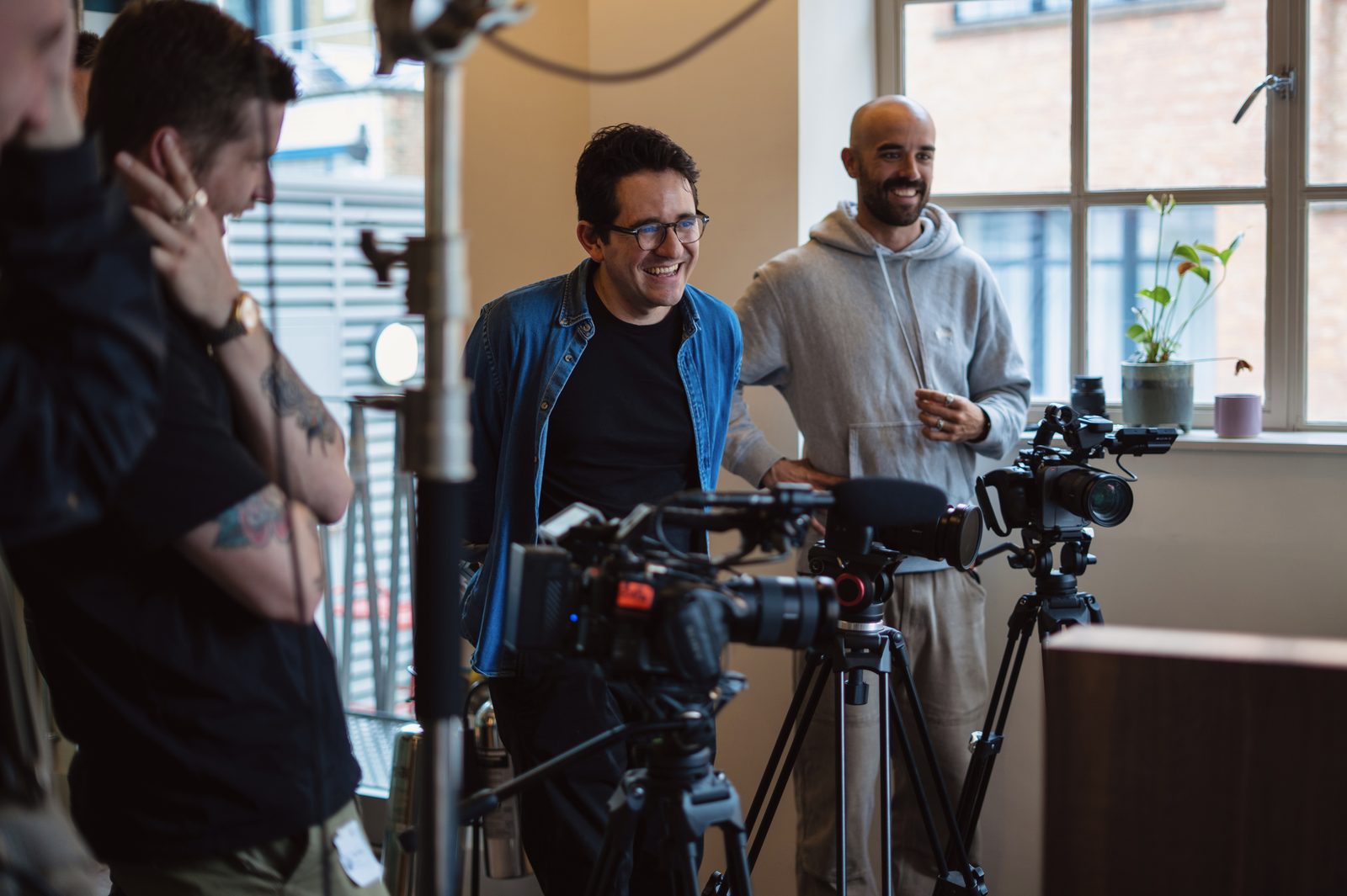 Behind the scenes
